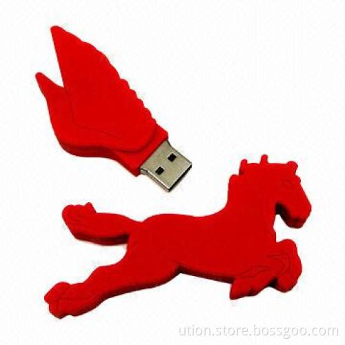 2014 Horse USB Flash Drive with Free Packaging/Printing and Up to 32GB Memory Capacity